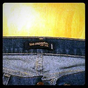Levis 524 too super low skinny jeans